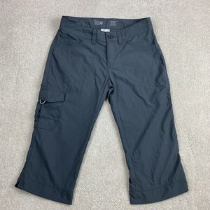 Mountain Hardwear Gray Mirada Womens Capri Pants Hiking Outdoor Size 4/36
